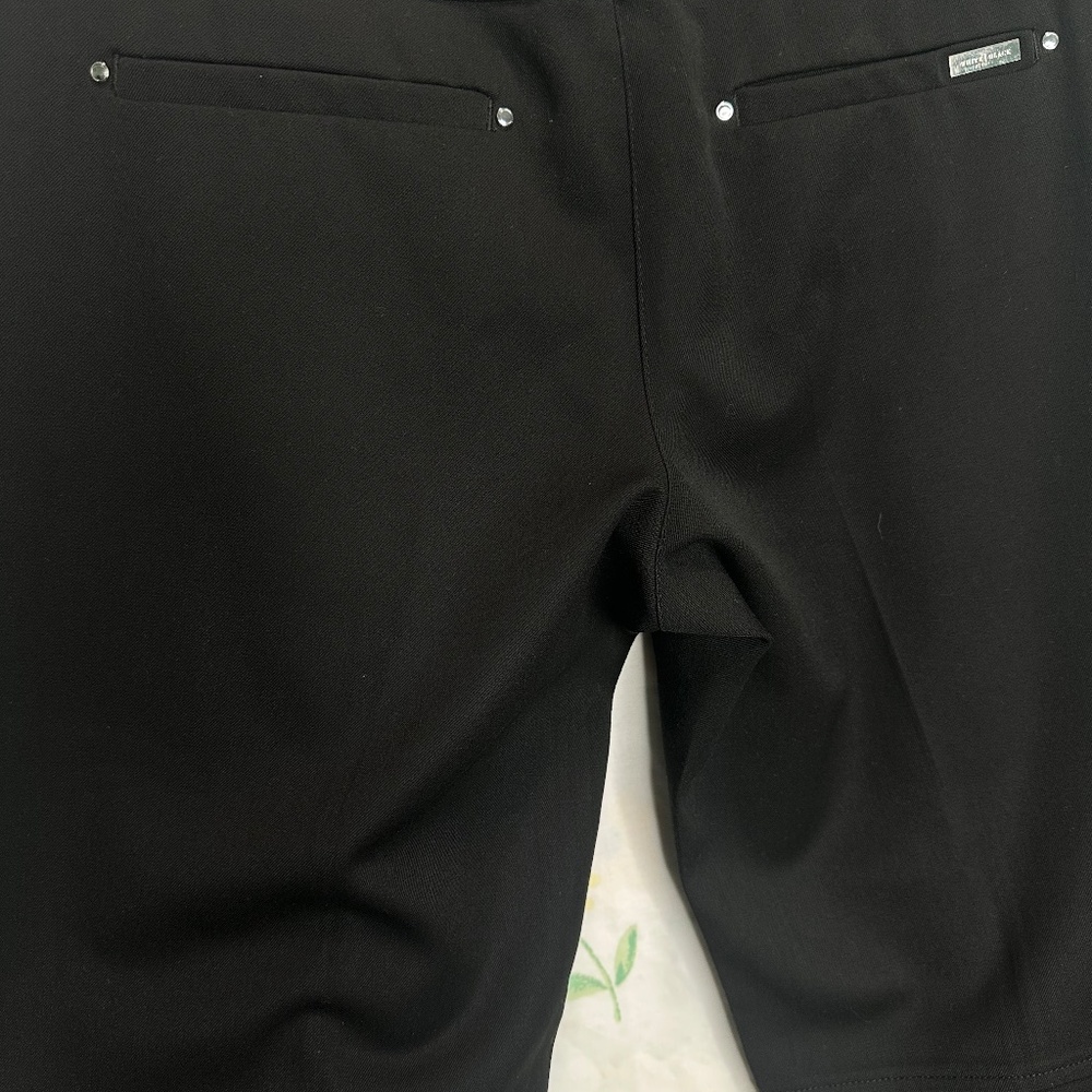 White House Black Market women’s business casual pants black 8 straight leg EUC